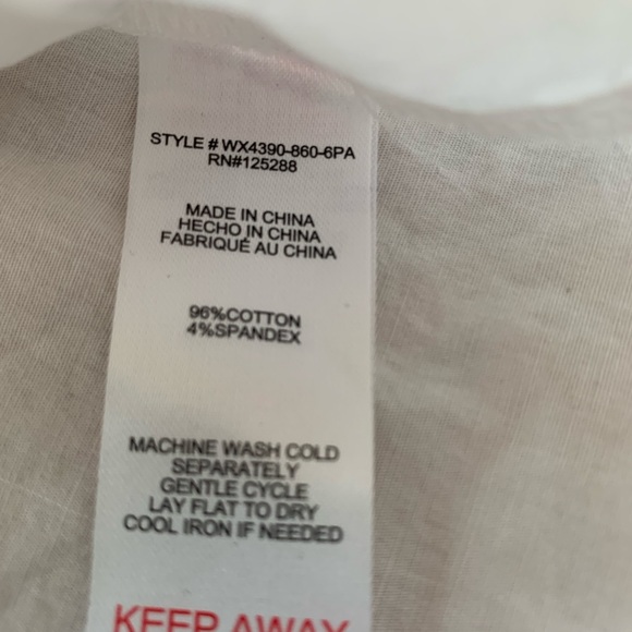 Jason Wu Oversized Women’s White Button Up Size L Preloved - Picture 7 of 9